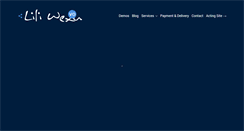 Desktop Screenshot of liliwexuvoiceovers.com